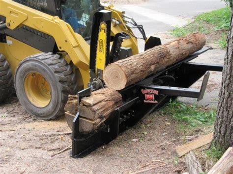 skid steer firewood attachment|skid loader firewood processor attachment.